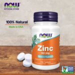 NOW Foods, Zinc, 50 mg, 100 Tablets - Image 6