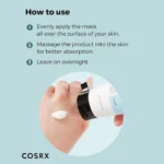 CosRx, Ultimate Nourishing Rice, Overnight Spa Beauty Mask, 60ml - Image 3