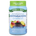 Nature's Truth Ashwagandha Gummies, Delicious Tropical, 60 Gummies