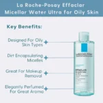 La Roche-Posay Effaclar Micellar Cleansing Water Toner, 400ml - Image 6