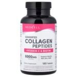 Grassfed Collagen Peptides + Vitamin C & Biotin, 180 Tablets - Image 3