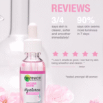 Ganier Skin Naturals Sakura Glow 30X Hyaluron Booster Serum, 30ml - Image 2