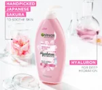 Garnier Sakura Glow Serum Milk Hyaluron Body Lotion, 400ml - Image 3