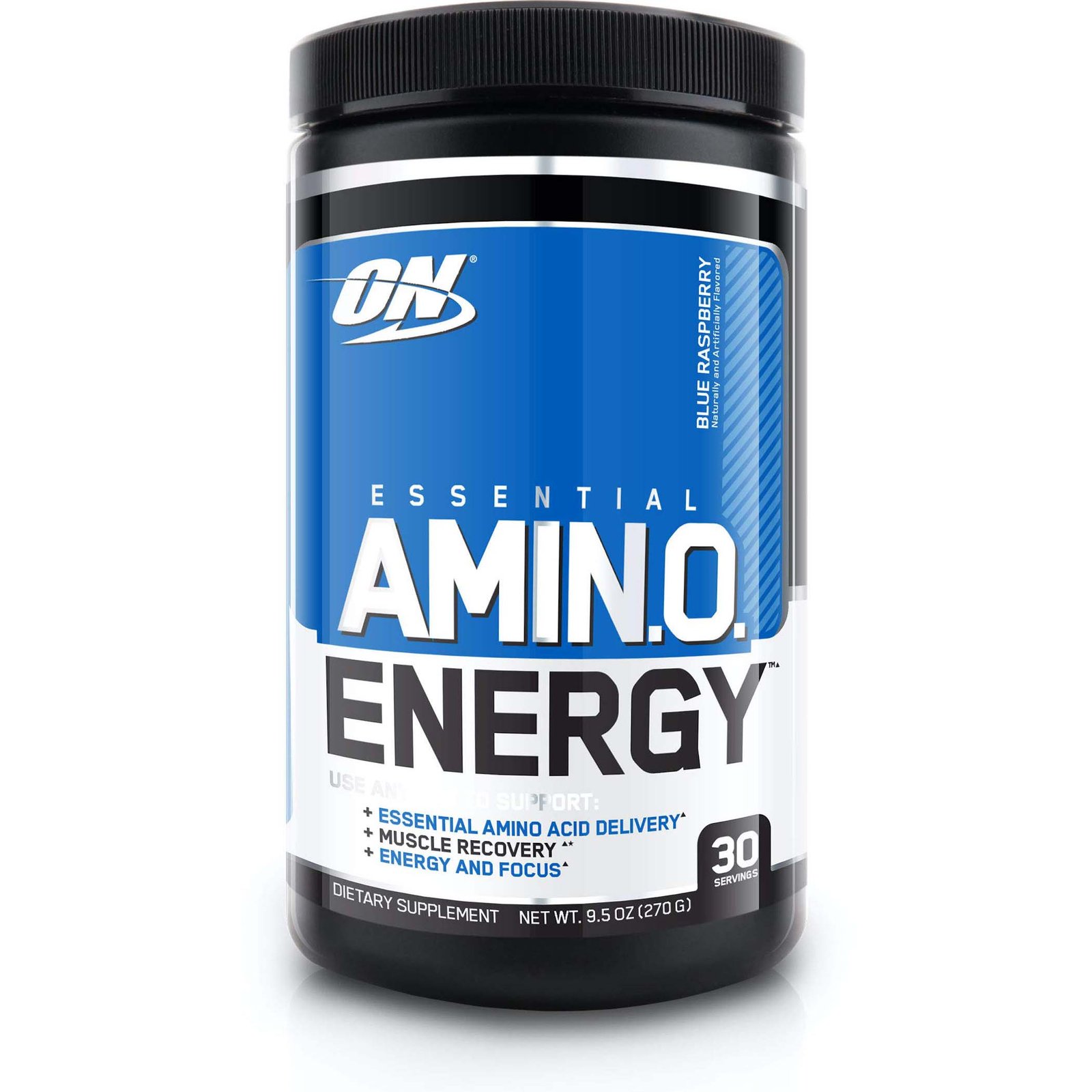 Foh5TKZR2Qx5OjxHY4m1wDTUKfd9FlUl3hxS8TLg Optimum Nutrition Amino Pre Workout Food Supplement, Blue Raspberry, 30 - Image 1
