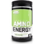 Optimum Nutrition Amino Pre Workout Food Supplement, Green Apple, 30, Support Energy