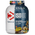 Dymatize ISO 100 Hydrolyzed whey protein isolate, Cocoa Pebbles, 5 LB, Gain in Muscle Size and Strength