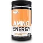 Optimum Nutrition Amino Pre Workout Food Supplement, Peach Lemonade, 30