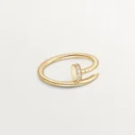 Cartier, Small "Jost Ann Chlo" Ring with Diamond, Gold