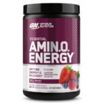 Optimum Nutrition Amino Pre Workout Food Supplement, Wild Berry, 30, Support Energy