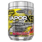 Muscletech Vapor X5 Next Gen Pre Workout Food Supplement, Fruit Punch Blast, 30