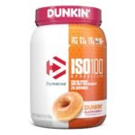 Dymatize ISO 100 Hydrolyzed whey protein isolate, Dunkin Glazed Donut, 1.34 LB