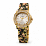 Burberry Women’s Watch, Dark Floral Roses