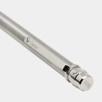 Cartier Santos De Cartier Godron Silver Tone Ballpoint Pen - Image 3