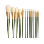Gu.cci Green Luxury Makeup Brush Set with Storage Case