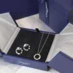 Chaumet Paris Neckless and Earrings Set Silver - Image 2