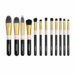 Hermes Black Luxury Makeup Brush Set with Storage Case