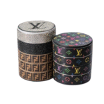 Retro Leather Jewelry Box Organizer with Mirror