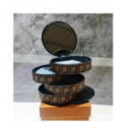 Retro Leather Jewelry Box Organizer with Mirror - Image 8