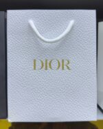 Dior Small Gold Gift Paper Bag - Image 2