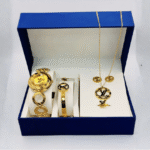 Louis Vuitton Royal Gold Signature Jewelry & Watch Set - Image 2