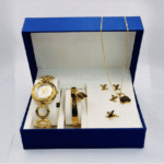 Louis Vuitton Gold Charm Lock Jewelry & Watch Set