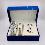 Louis Vuitton Royal Silver Signature Jewelry & Watch Set - Image 2
