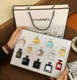 Chanel 12-Piece Mini Perfume Gift Set White Box + Paper Gift Bag - Image 7