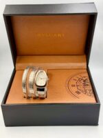 Bvlgari Snake Watch, Champagne Watch Face, Rose Gold & Silver - Image 2
