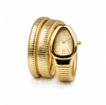 Bvlgari Snake Watch, Champagne Watch Face, Gold