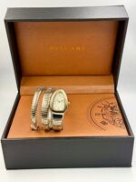 Bvlgari Snake Watch, Champagne Watch Face, Gold & Silver - Image 2