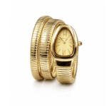 Bvlgari Snake Watch, Yellow Watch Face, Gold