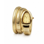 Bvlgari Snake Watch, Yellow Watch Face, Gold