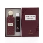 IBRAQ Purple Heart Diamond Perfume & Pocket Spray Set (150ml + Travel Spray)